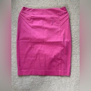 New York & company knee-length skirt-pink, NWT